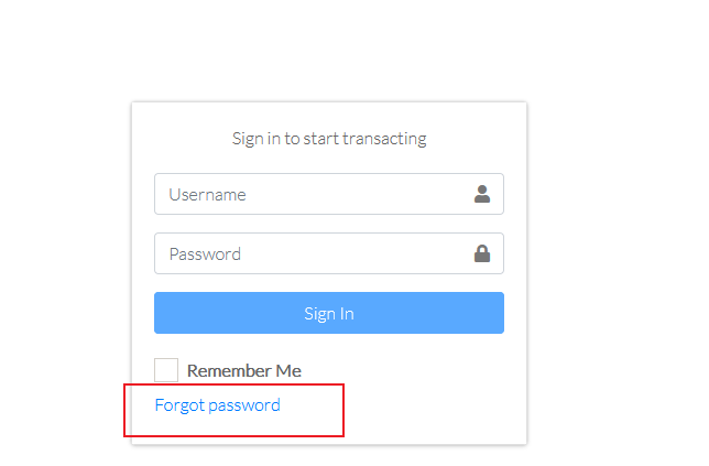 Forgot Password